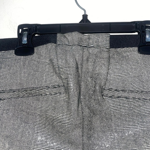 Helmut Lang Lamb Leather Carbon Rift Stretch Leather Leggings Size 4 - Picture 7 of 10